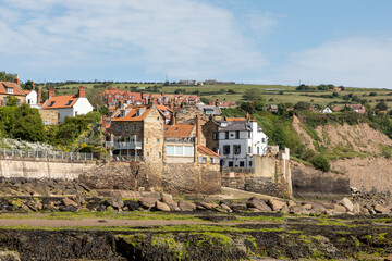 Robin Hoods Bay from beach