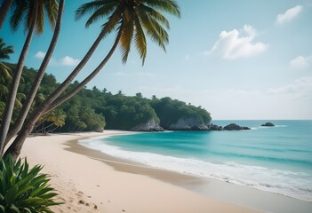 Obraz premium Beautiful sea beach photo