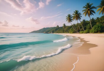 Beautiful sea beach photo