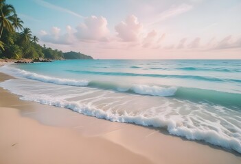 Obraz premium Beautiful sea beach photo