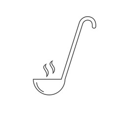 Ladle Icon, Ladle Spoon Vector