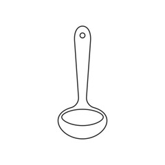 Ladle Icon, Ladle Spoon Vector