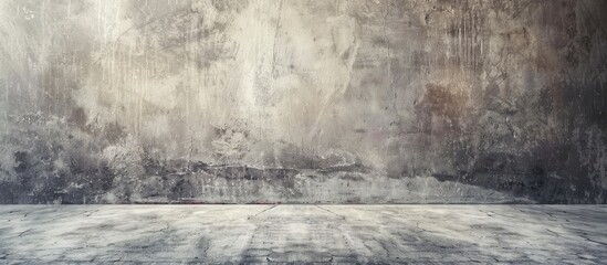 Fototapeta premium Studio background with a concrete texture perfect for adding text or graphics in the copy space image