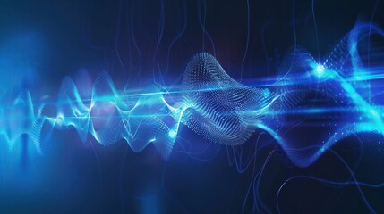 Abstract Blue Energy Wave
