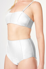 Women's underwear png bra and panties mockup