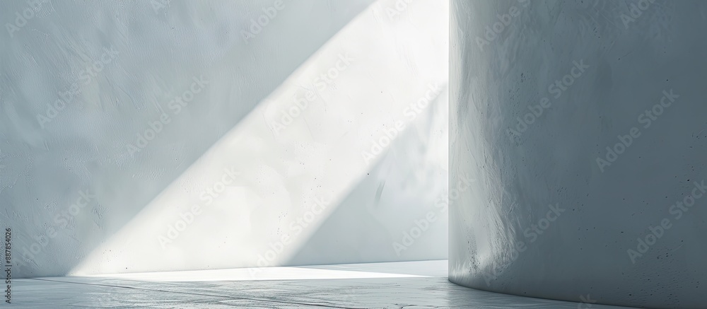 Aufkleber background featuring an abstract wall corner suitable for copy space image