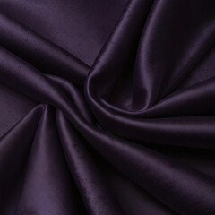 Fototapeta premium Dark Purple Satin Fabric