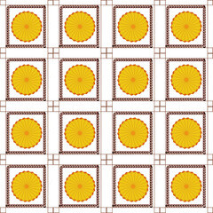 Seamless pattern geometric design 