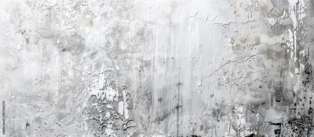 Aufkleber cement wall background with a textured gray and white polish suitable for copy space image