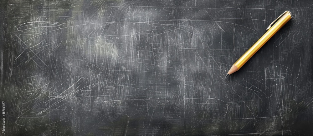 Poster A blackboard for jotting notes and creating illustrations with ample copy space image