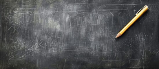 A blackboard for jotting notes and creating illustrations with ample copy space image