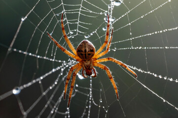 Obraz premium Spider in a Web