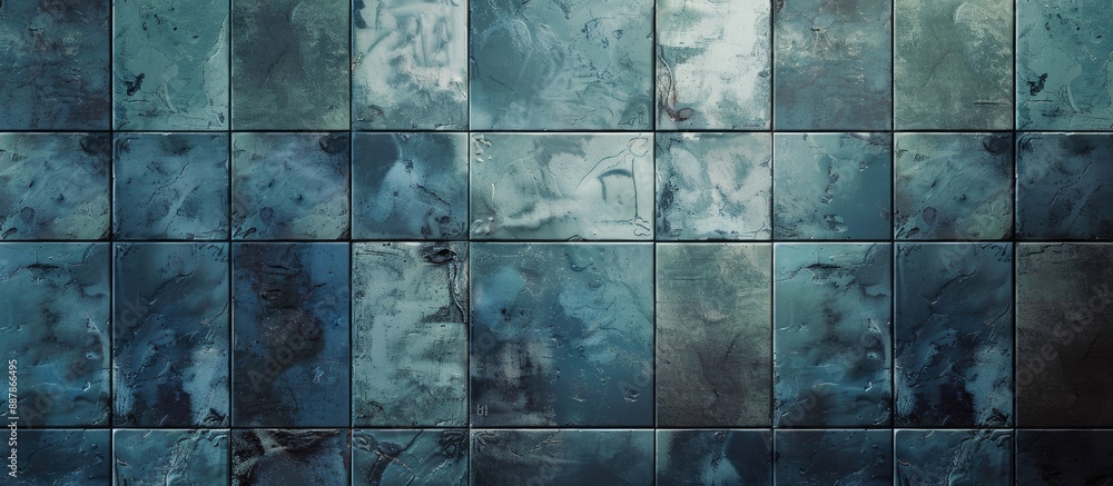 Poster Background with tiles and copy space image