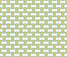 Geometric, abstract pattern background illustration with curved waves. Pattern graphic used for wallpaper, tile, fabric, textile, interior.