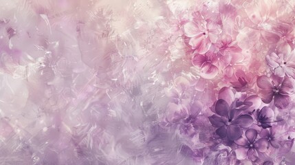 Fototapeta premium Abstract mauve and ivory with soft light and floral shapes as background