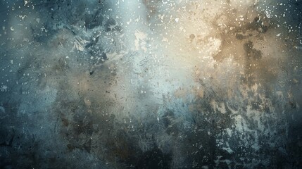 Obraz premium Metallic silver and blue hues background with blurred stars and stripes adding depth and reverence