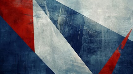 Obraz premium Dark blue and silver textures with blurred shapes creating modern Memorial Day backdrop