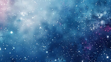 Obraz premium Gradient from deep blue to sky blue with shimmering accents reflective backdrop