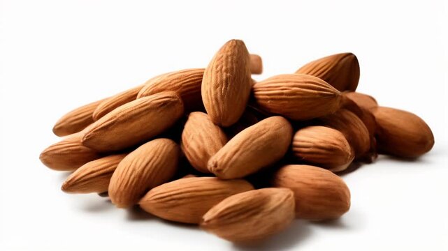  Nutty delight  A pile of almonds ready to be savored