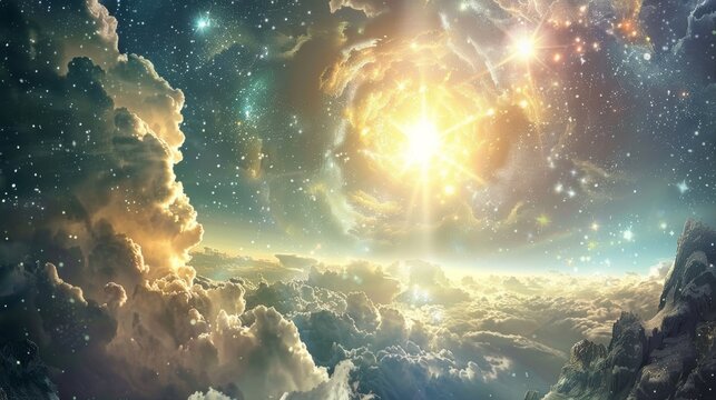 Divine creation  a stunning depiction of god s artistry and the wonders of the world