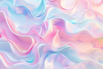 Fototapeta premium Abstract background of flowing pastel colors, creating a dreamy and ethereal effect.