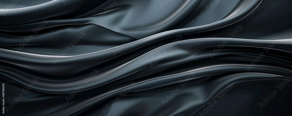 Aufkleber abstract background with silk fabric effect. textile sliding pleats. backdrop for design with copy s