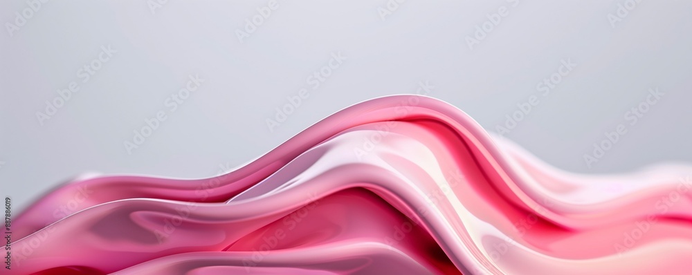 Aufkleber abstract background with silk fabric effect. textile sliding pleats. backdrop for design with copy s