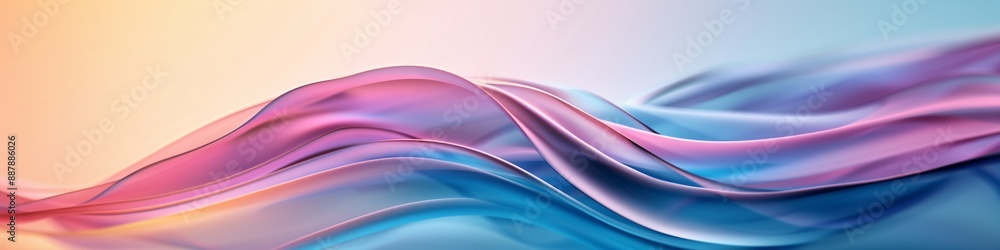 Aufkleber abstract background with silk fabric effect. textile sliding pleats. backdrop for design with copy s