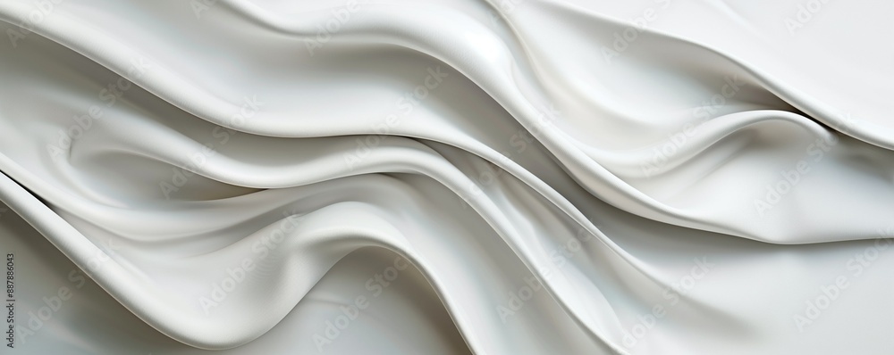 Poster abstract background with silk fabric effect. textile sliding pleats. backdrop for design with copy s
