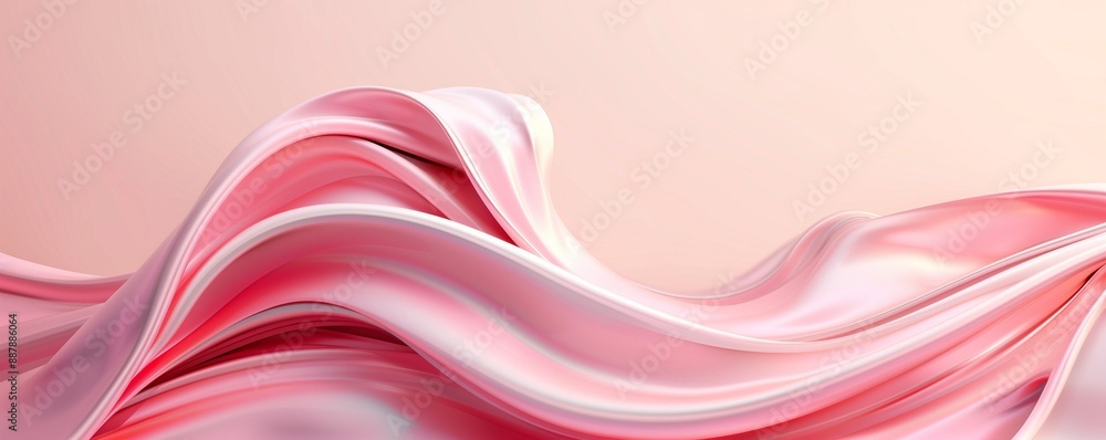 Aufkleber abstract background with silk fabric effect. textile sliding pleats. backdrop for design with copy s