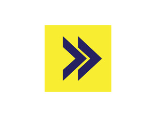 Double Arrow icon illustration