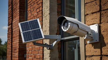 solar powered CCTV cameras offering eco friendly security solutions tailored for remote areas and urban environments.generative.ai