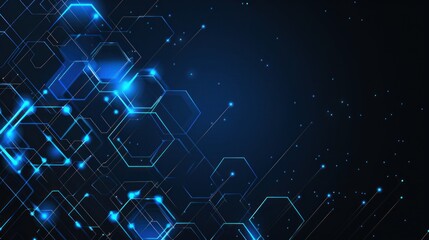 Obraz premium Abstract Digital Network Illustration