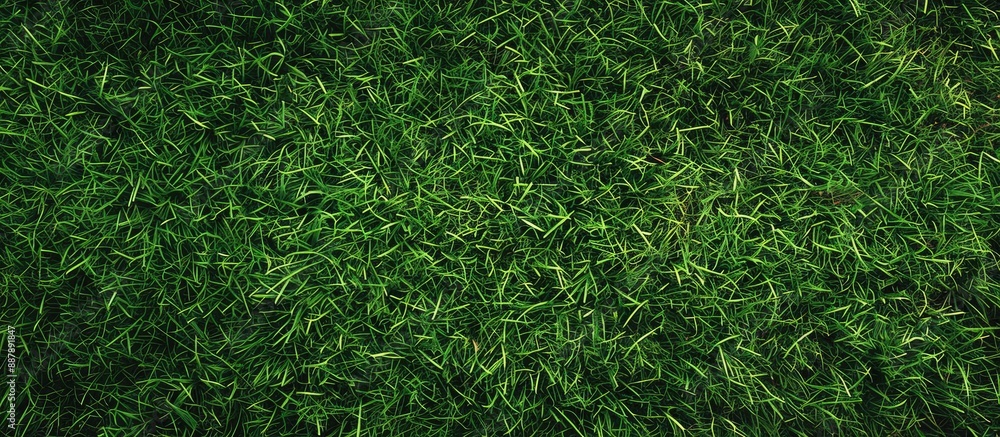 Poster green grass background with copy space image