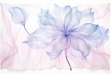 Obraz premium Chiffon Material Structure Background - Generative AI