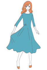 女性の立ち絵１