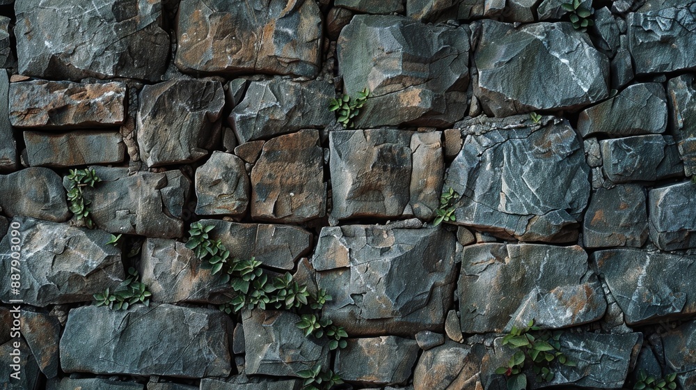 Poster stone backdrop