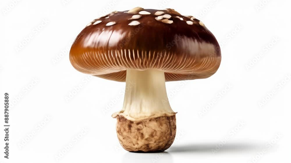 Wall mural  Deliciously detailed mushroom ready to be savored