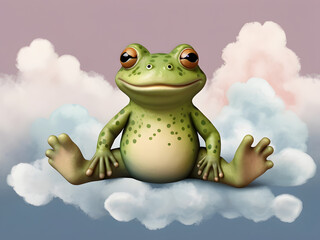 Obraz premium red eyed tree frog,frog on a white background,,frog in the waterk,frog on a flower