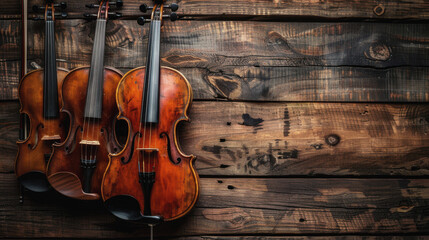 Naklejka premium International Music Day. musical instrument violin