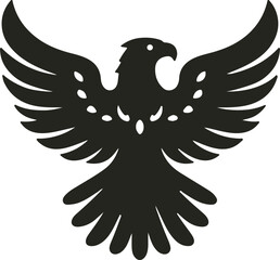 An iconic symbol of freedom and strength, the eagle vector design captures majestic grace with powerful wings spread, embodying resilience and courage.