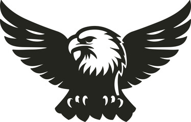 An iconic symbol of freedom and strength, the eagle vector design captures majestic grace with powerful wings spread, embodying resilience and courage.