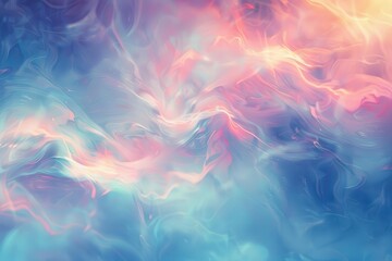 Fototapeta premium soft pastelcolored abstract background with blurred light effects dreamy and ethereal digital illustration