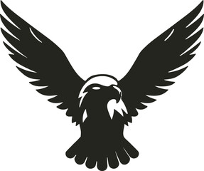 An iconic symbol of freedom and strength, the eagle vector design captures majestic grace with powerful wings spread, embodying resilience and courage.