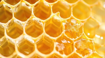 A mesmerizing honey pattern, dripping and flowing in golden hues, capturing the essence of nature's sweetness and serenity.