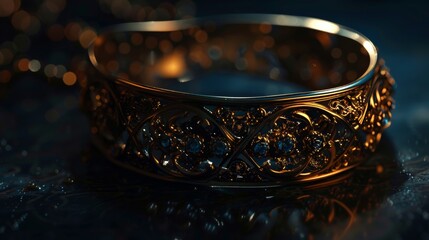 high-resolution, ultra-realistic, 4K, cinematic image of a braclet