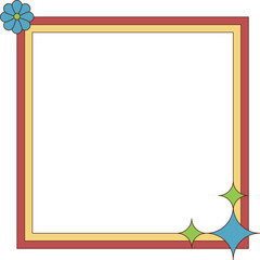 Retro Groovy Frame
