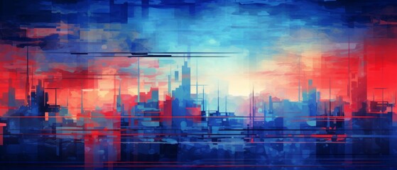 Obraz premium Batik Material Structure Background - Generative AI