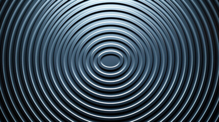 Obraz premium A mesmerizing abstract background featuring concentric circular patterns in metallic tones, creating a hypnotic visual effect perfect for various design projects.
