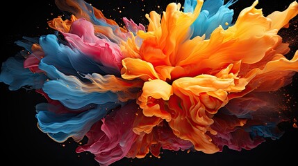 Obraz premium Paint Splash 8k Desktop Wallpaper. 